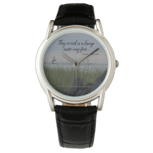Montre Thy mot est une lampe à mes pieds