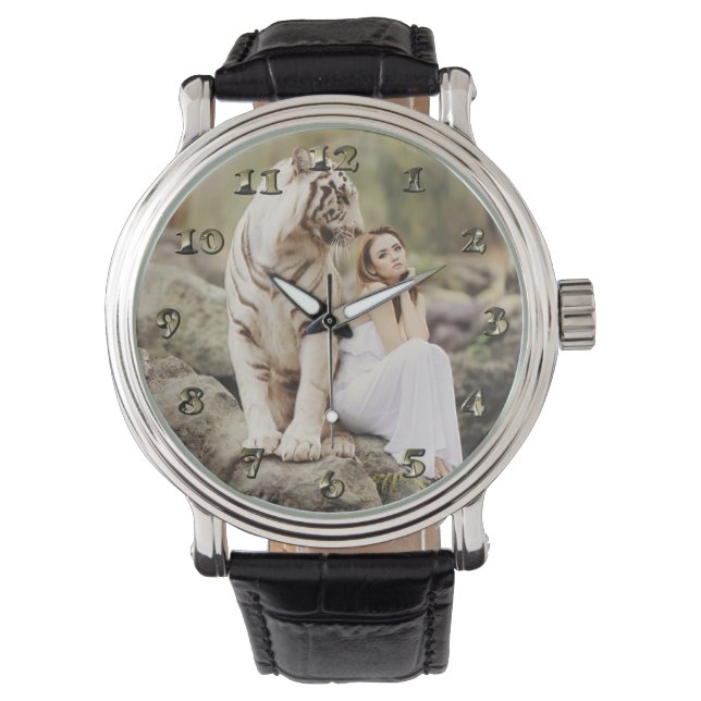 Montre Tigre et dame du Bengale (devant)