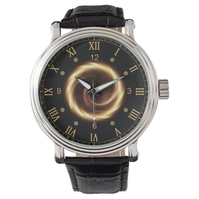 Montre Time Machine ~ Spiral Fire Vortex ~ Time Portal ~  (devant)