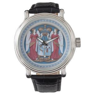 Montre timiso orthodoxe de stuc de symbole de religion de