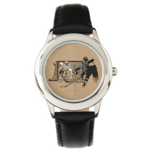 Montre Tiré sur l'hockey net