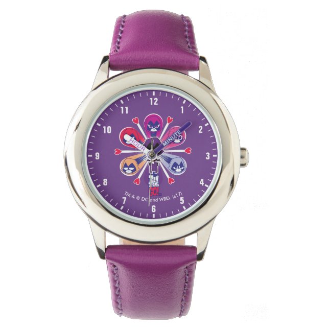 Montre Titans Ados, partez ! | Emoticlones de Raven (devant)