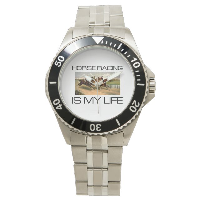 Montre TOP Horse Racing est ma vie (devant)