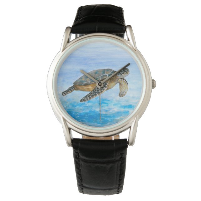 Montre Tortue 1 Océan marin (devant)