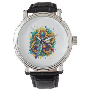 Montre Tortue tournesol