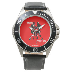 Montre Touche en poudre à pied