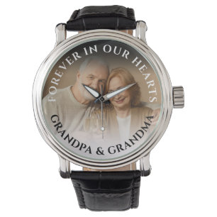 Montre Toujours dans nos coeurs   Mémorial photo