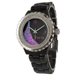 Montre Tour Eiffel rose