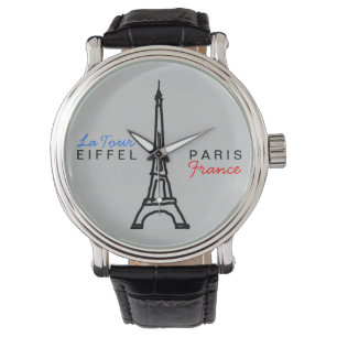 Montre Tour Eiffel simple et élégant