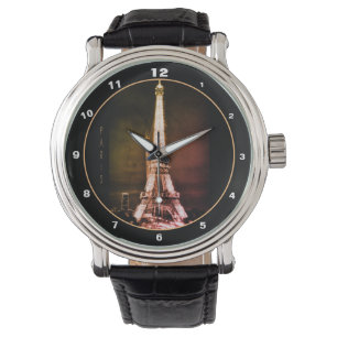 Montre Tour Eiffel & Surreal Paris Art /love France VB