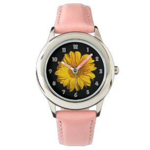 Montre Tournesol Gris Gris Nombre Enfants Regarder