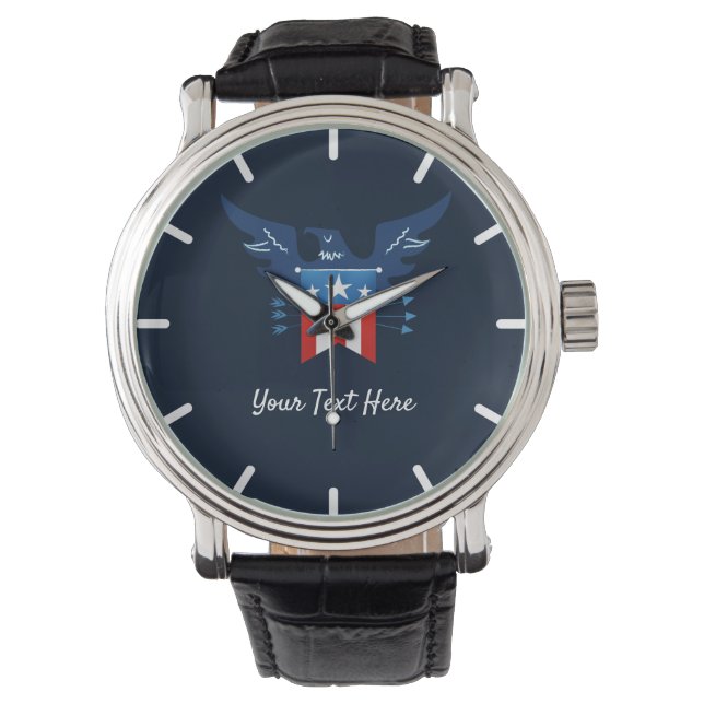 Montre Tout American Eagle & Flag Patriotic (devant)
