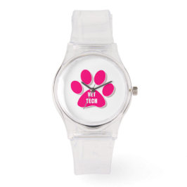 MONTRE TOUT ROSE ! VET TECH WATT