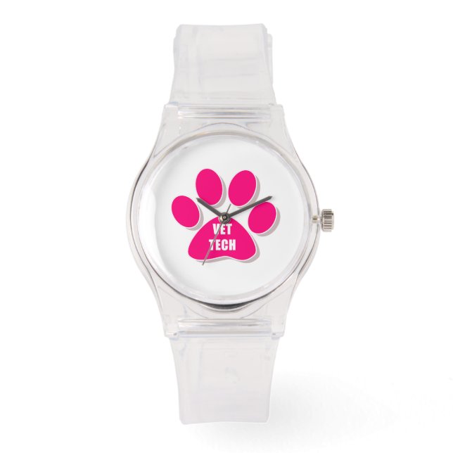 MONTRE TOUT ROSE ! VET TECH WATT (Recto)