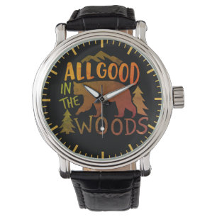 Montre Tout Va Bien Dans La Forêt De Bois Ours Noir Rando