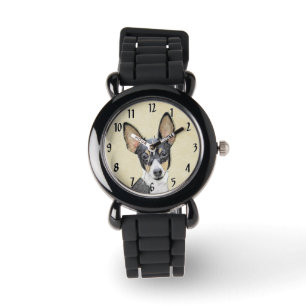 Montre Toy Fox Terrier Peinture - Cute Original Chien Art