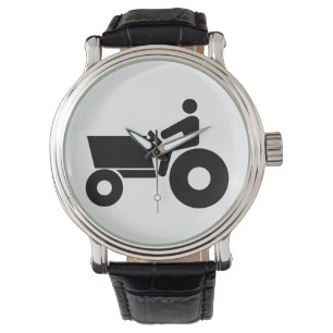 Montre Tracteur cultivant le signe