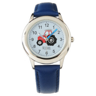Montre Tracteur de ferme mignonne pour garçon Enfants ave