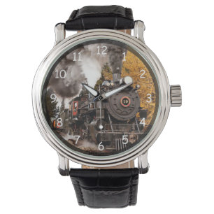 Montre Train moteur à vapeur vintage