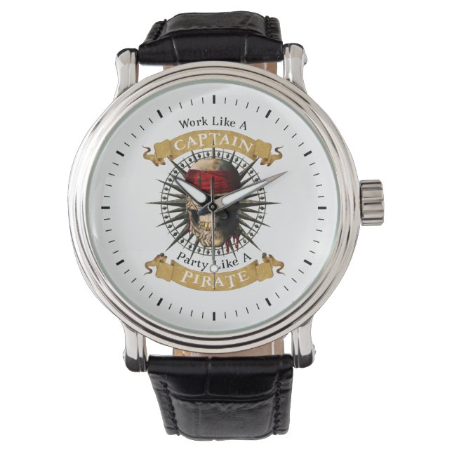 Montre Travailler Comme Une Partie De Capitaine Comme Un  (devant)