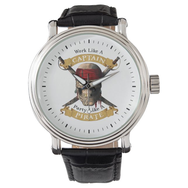 Montre Travailler Comme Une Partie De Capitaine Comme Un  (devant)
