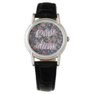 Montre Trendy Carpe Diem Joli motif floral