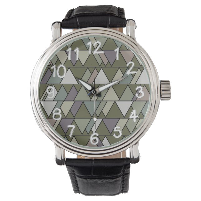 Montre Triangles Camo (devant)