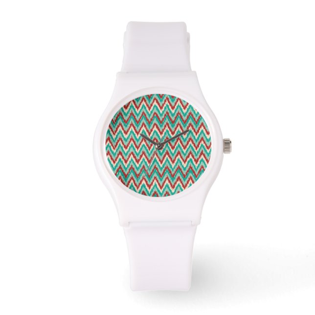 Montre Tribal Kat ZigZag Chevron motif (Recto)