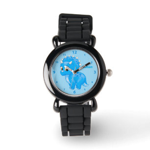 Montre Tricératops Bébé Bleu Cute Dinosaur