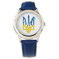 Trident ukrainien polygonal faible