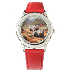 Montre Trio Extérieur : Wombat Wanderers,