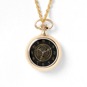 Montre Triple Celtic Knot Swirl Mandala