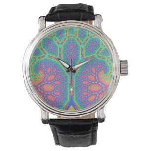 Montre Trippy Super mathématique géométrique Arbre fracta