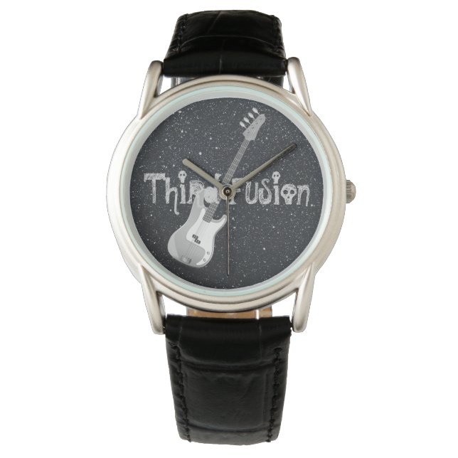 Montre Troisième Fusion Basse Guitare Noir (devant)