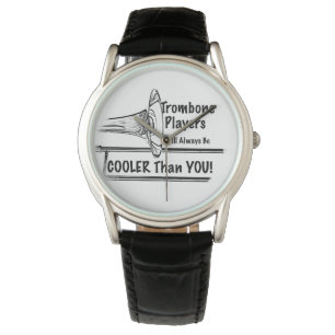 Montre Trombone Musicien Glacière que vous Wrist Watch