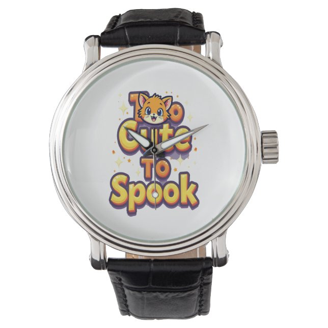 Montre Trop mignon Pour Parler Chat (devant)