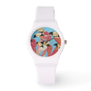 Montre Troupeau des Flamants roses
