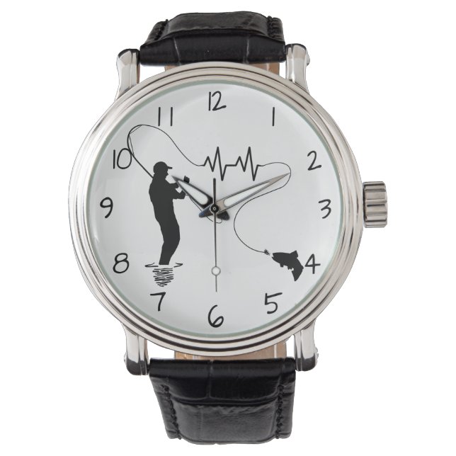 Montre Trout Fly Pêcher Heartbeat (devant)