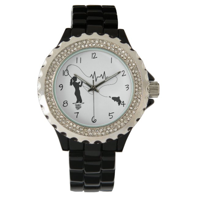Montre Trout Fly Pêcher Heartbeat (devant)