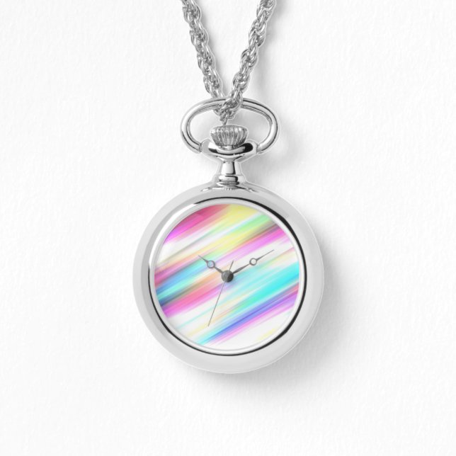 Montre Trucs de pinceau arc-en-ciel Pastel (Recto)