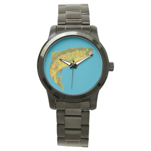 Montre Truite arc-en-ciel à feuilles d'Aspen 3 (devant)