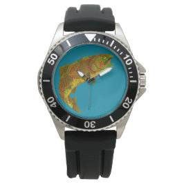 Montre Truite arc-en-ciel feuille Aspen 6