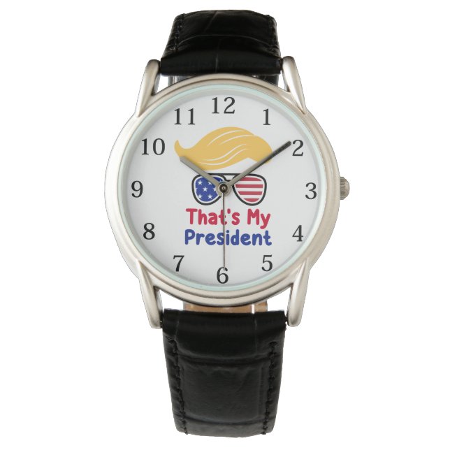 Montre Trump 47 - C'est mon président (devant)