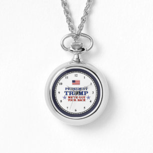 Montre Trump a le dos