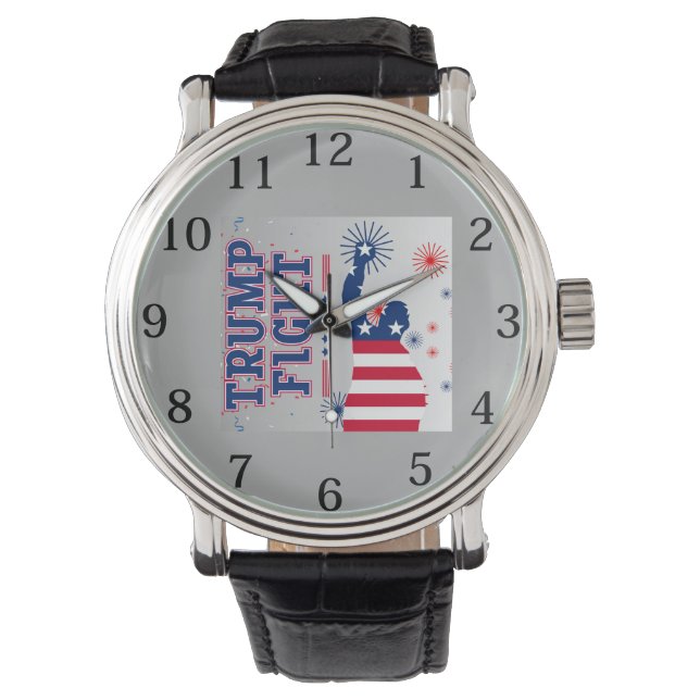 Montre Trump et le combat (devant)