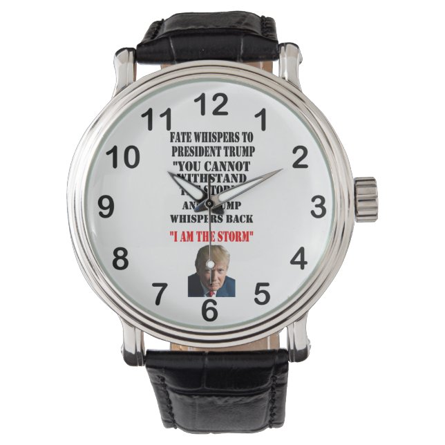 Montre TRUMP PENCE 2016 (Rendre sa grandeur à l'Amérique) (devant)