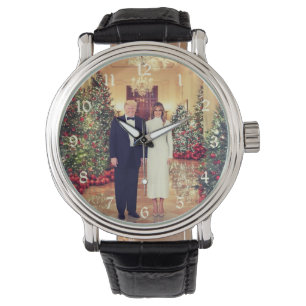 Montre Trump Président des États-Unis Noël à la Maison Bl