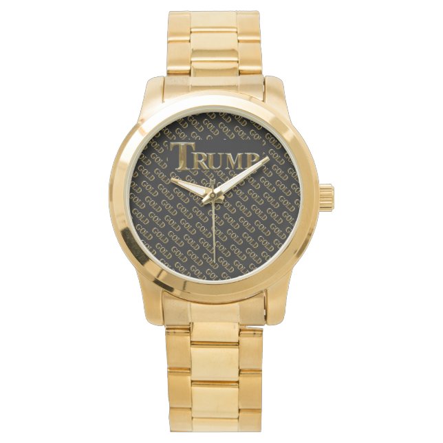 MONTRE TRUMP USA  GOLD  (devant)