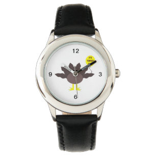 Montre Turquie Heure Thanksgiving Les enfants regardent a