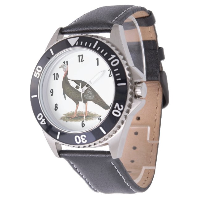 Montre Turquie : Tom sauvage de l'Est (Incliné)